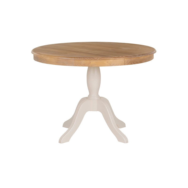 Josie Round Solid Wood Pedestal Table