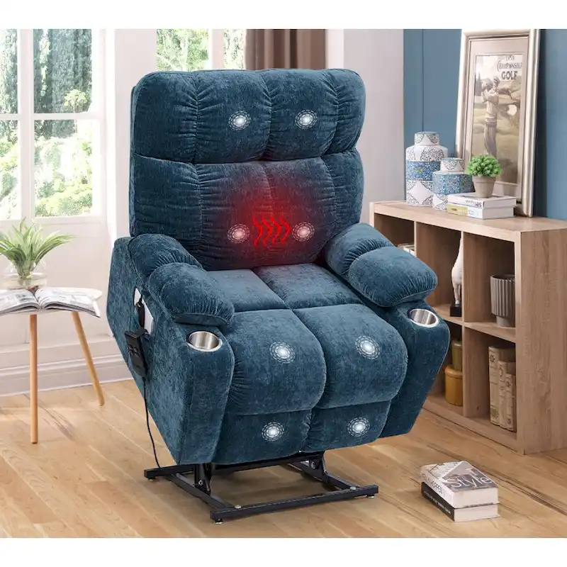 Power Lift Recliner Chair with Heat and Massage