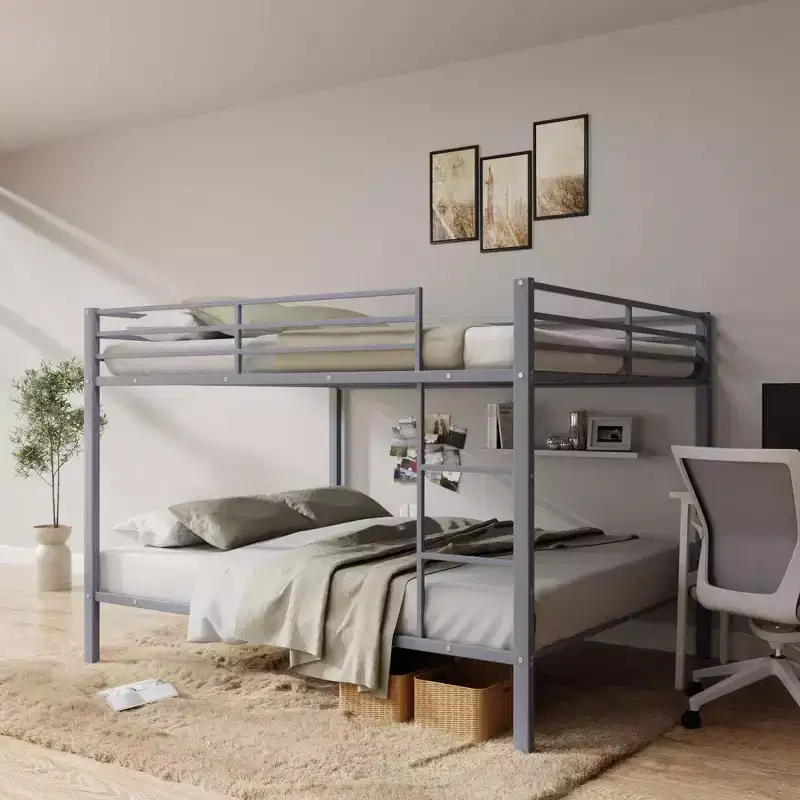 Full Over Full Bunk Bed with Ladder