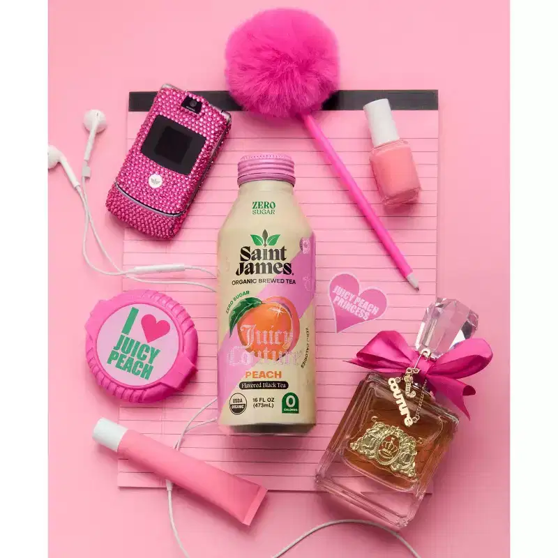 Saint James Juicy Couture Juicy Peach Black Tea 16oz.