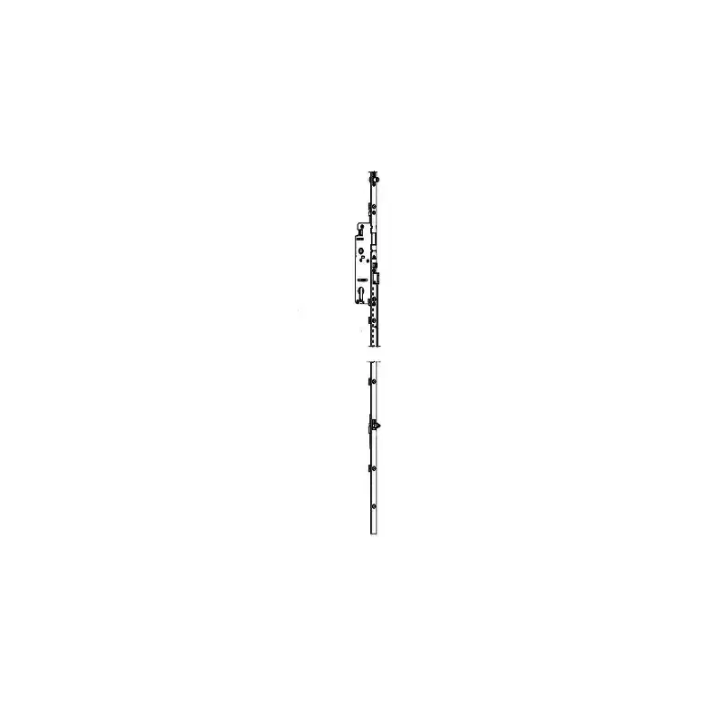 Brixwell 850-8778291 Auto Tongue Lock Extension 36 inch Handle Height 1-3/4 inch Backset 1 inch Deadbolt Throw 5/8 inch Faceplate