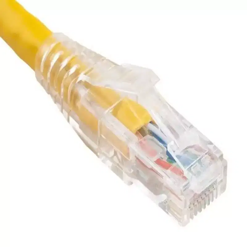 SANOXY Cables and Adapters; 15ft Cat6 550 MHz UTP Ethernet Network Patch Cable with Clear Snagless Boot, Yellow