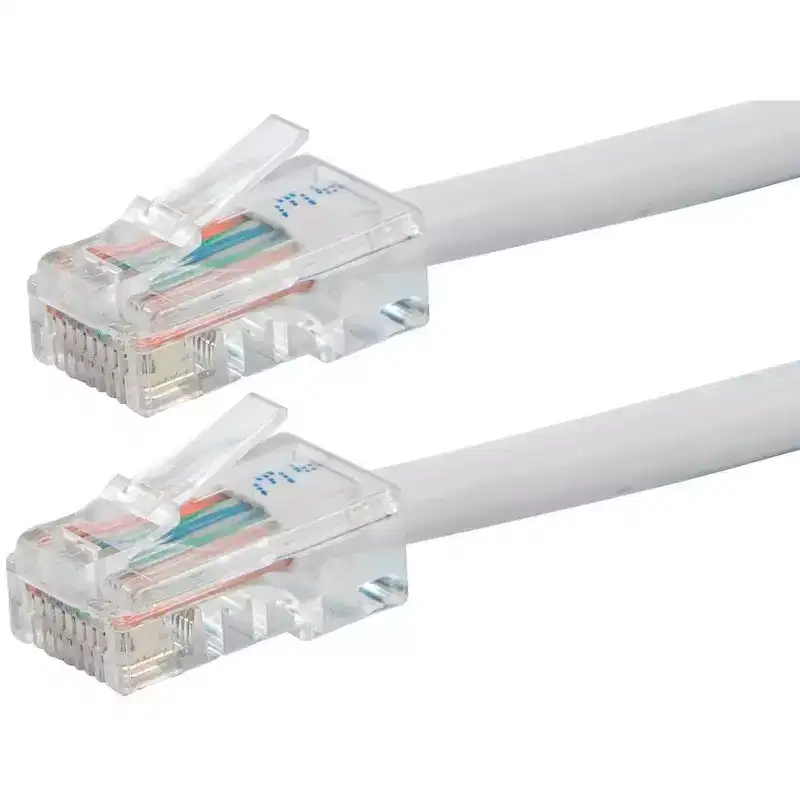 Monoprice Cat6 Ethernet Patch Cable - 5 Feet - White, RJ45, Stranded, 550Mhz, UTP, Pure Bare Copper Wire, 24AWG - Zeroboot Series