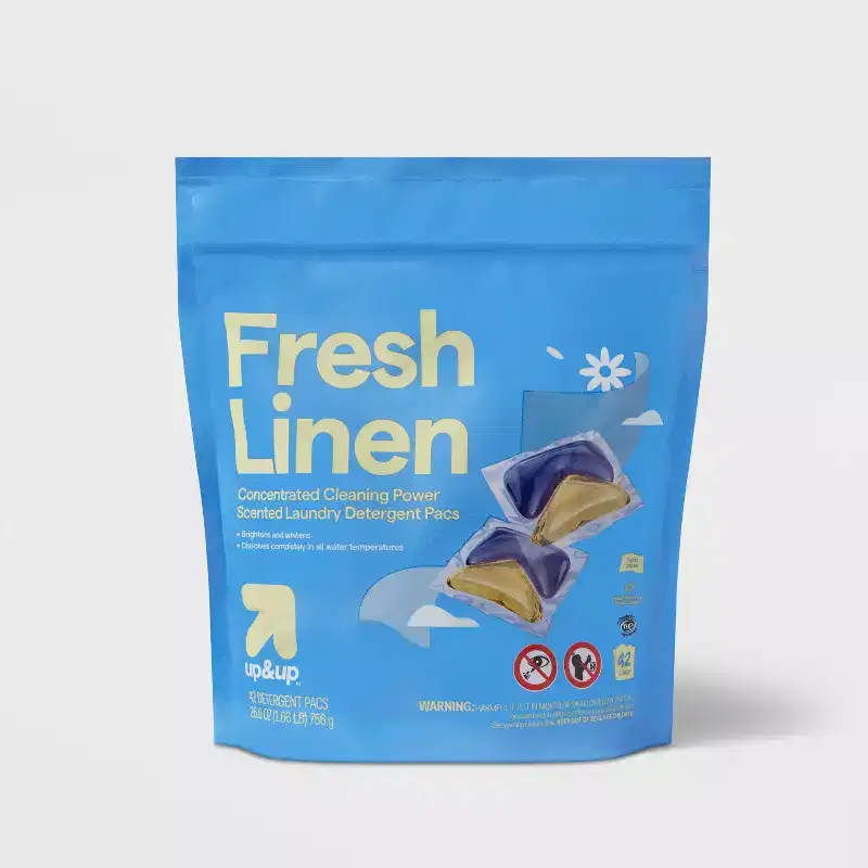 Fresh Linen Laundry Detergent Pods - up&up