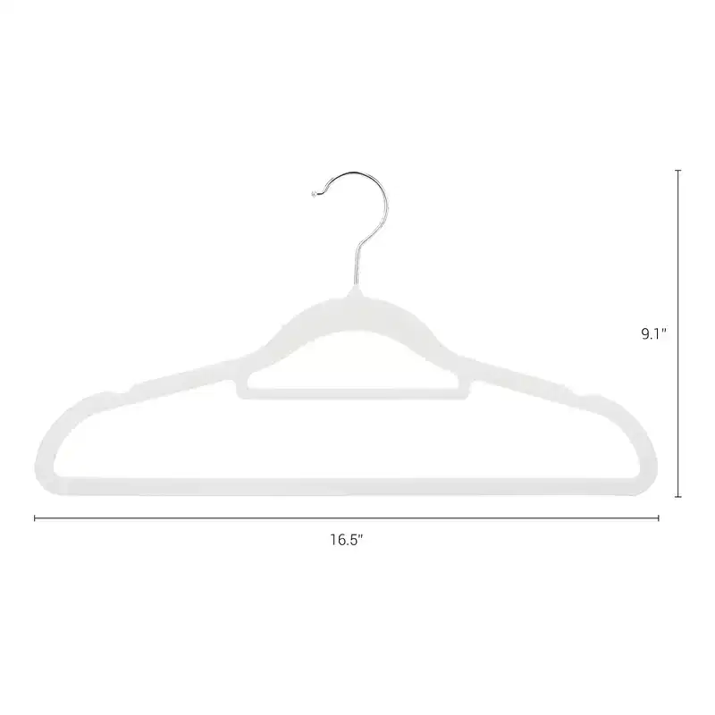 REGALWOVEN 10 Pcs Durable Space Saving Non-Slip Special Design Clothes Hangers