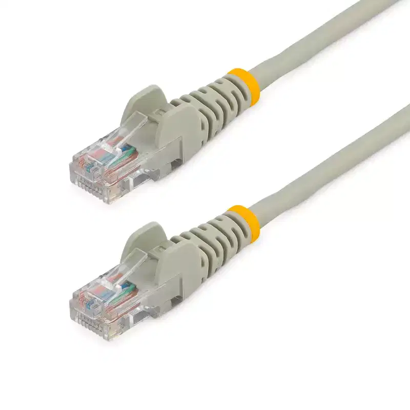 StarTech.com Cat5e Patch Cable - 20ft - 1 x RJ-45 Male - 1 x RJ-45 Male - Gray