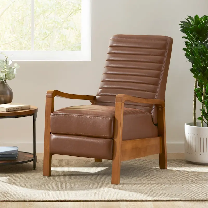 Munro Channel Stitch Pushback Recliner by Christopher Knight Home