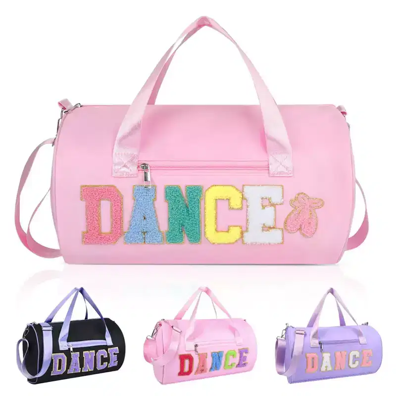 Narwey Dance Bag for Girls, KUIRAN 23L Waterproof Travel Duffel Bag