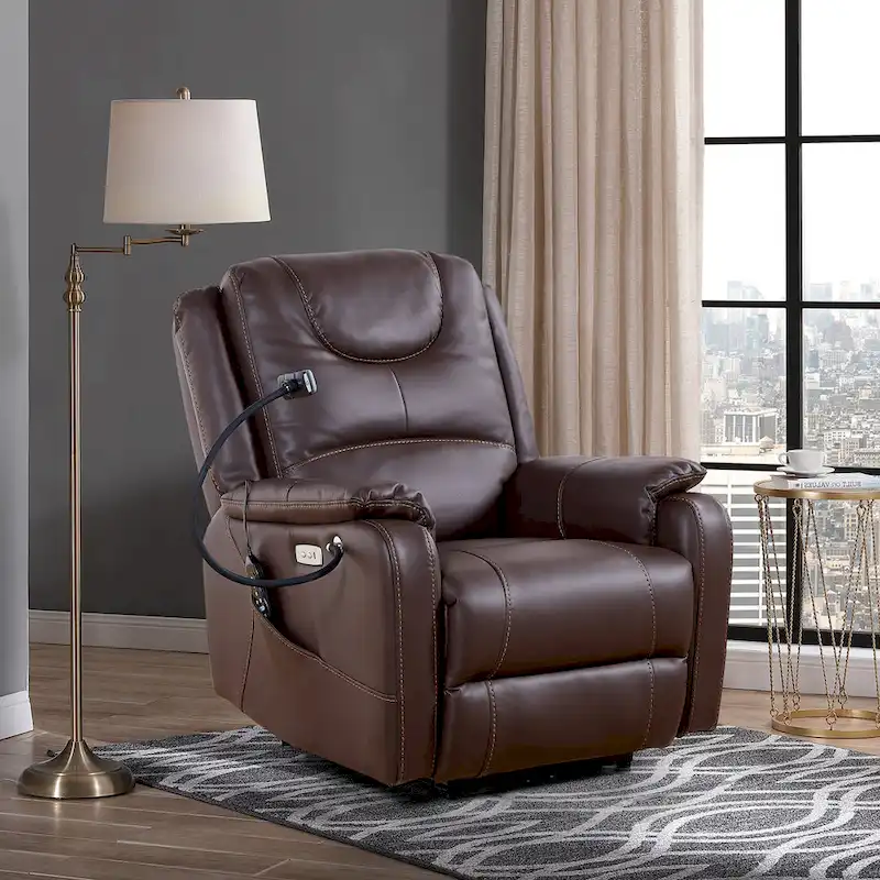 Power Recliner Chair with Massage and USB Charge Ports