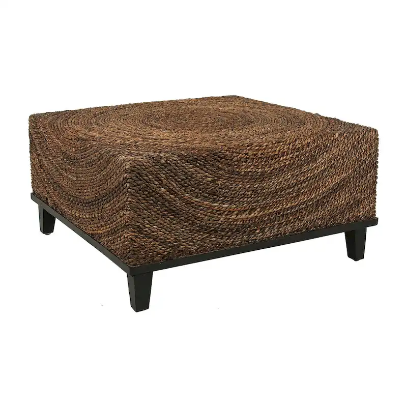 Woven Abaca Coffee Table by East at Main