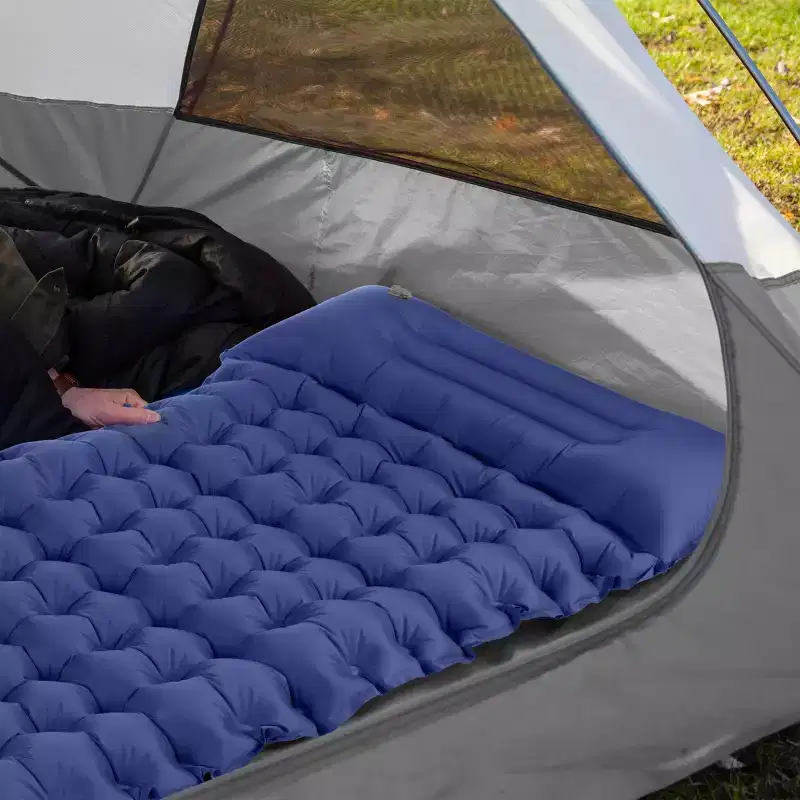 Inflatable Sleep Pad with Foot Pump by Wakeman Outdoors