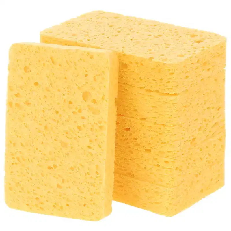 REGALWOVEN Kitchen Household Cleaning Non-Scratch Cleaning Sponge 6 Pcs