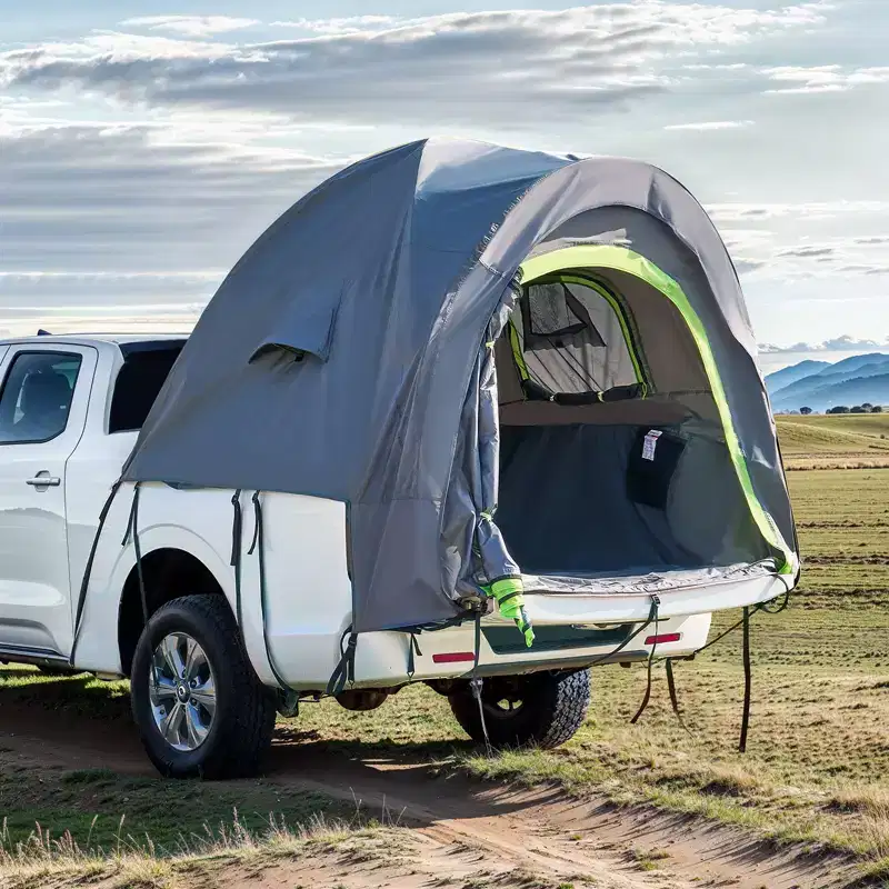Truck Bed Tent for 5.5-6.0 ft Beds PU2000 Waterproof 2-3 Person Pickup Truck Camping Tent for Outdoor Adventures