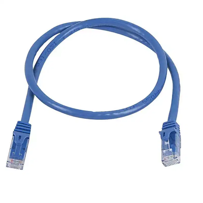 Monoprice Cat5E Ethernet Patch Cable - 1 Feet - Blue | Network Internet Cord - Snagless RJ45, Stranded, 350Mhz, Utp, Pure Bare Copper Wire, 24Awg -