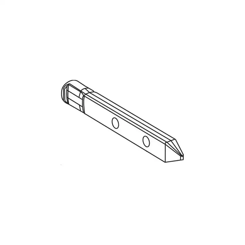 Brixwell Round Head Pivot Bar Quick Tilt, 2-1/2 Length, 2 Mounting Holes, Steel Material, Steel Finish