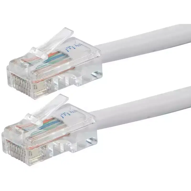 Monoprice Cat6 Ethernet Patch Cable - 3 Feet - White | Network Internet Cord - RJ45, Stranded, 550Mhz, UTP, Pure Bare Copper Wire, 24AWG - Zeroboot