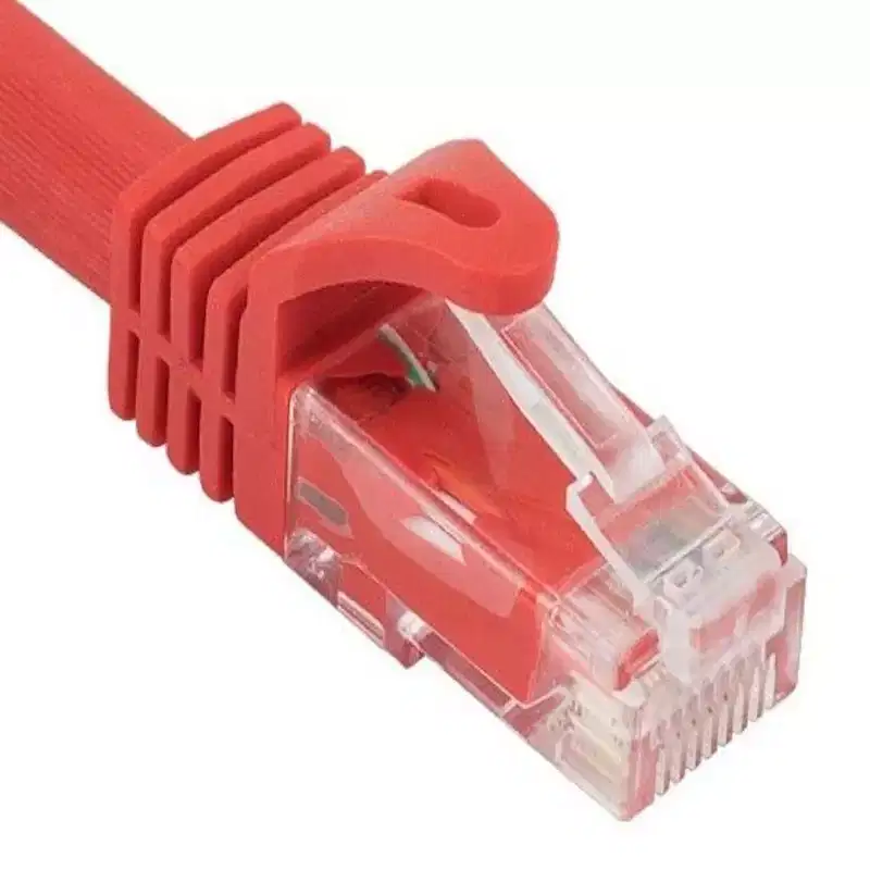 SANOXY Cables and Adapters; 50ft Cat6a 600 MHz UTP Snagless Ethernet Network Patch Cable, Red