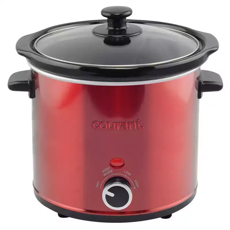 Courant 3.2 Quart Slow Cooker - Red