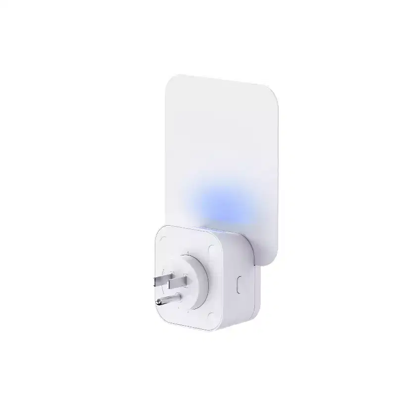 Flowtron Plug-in Fly Trap with Power Socket, USB Ports, Adhesive Boards for Easy Cleaning