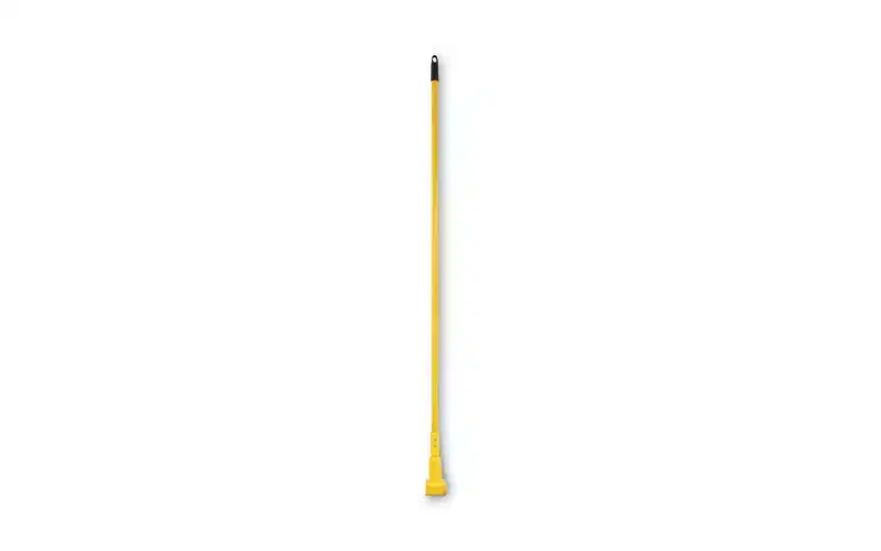 Boardwalk Plastic Jaws Mop Handle for 5 Wide Mop Heads, Aluminum, 1 dia x 60, Yellow