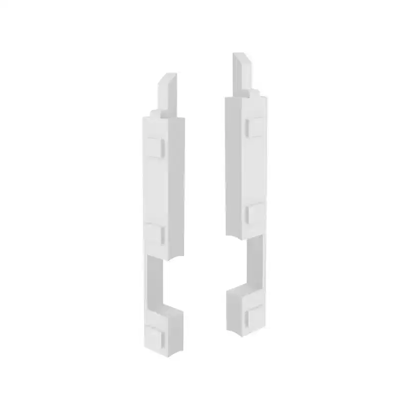 Brixwell 46-15a Slide Bolt Set Left and Right Hand White