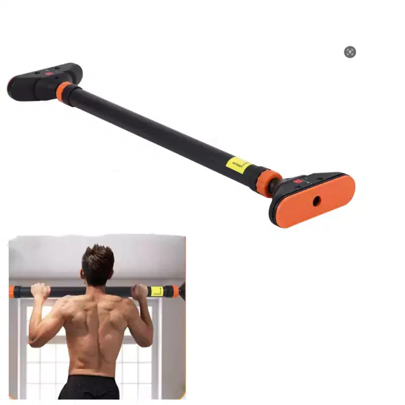 Pull Up Bar for Doorway - Adjustable No Screws Chin Up Bar for Home Gym, 440 LBS Max Load, with Level Meter & Anti-Slip Design for Strength Training