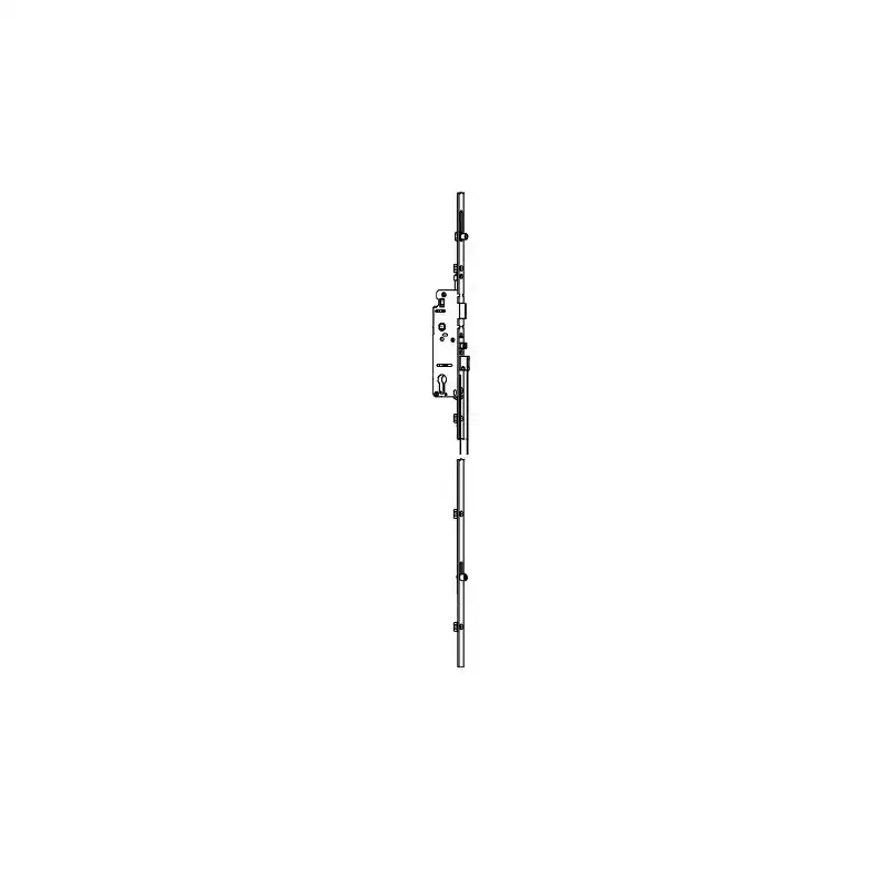 Brixwell 850-8778295 Auto Roller Lock Extension 36 inch Handle Height 1-3/4 inch Backset 1 inch Deadbolt Throw 5/8 inch Faceplate
