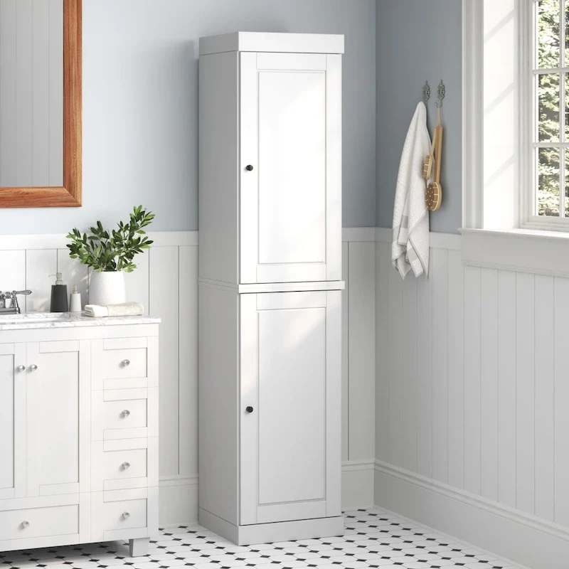 100% Solid Wood 16.5 Bathroom Cabinet with Optional Doors by Palace Imports