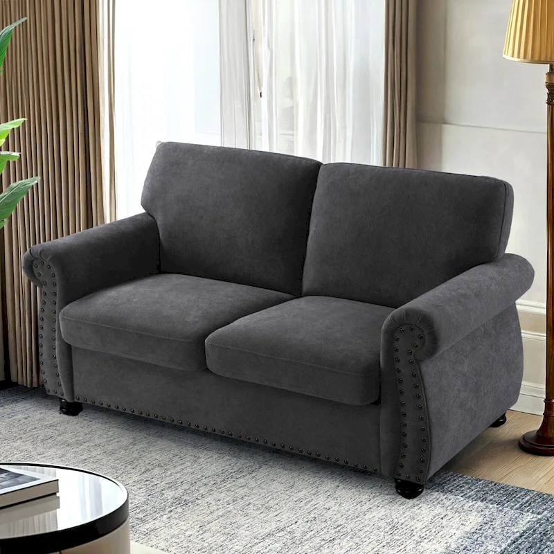 Soft Velvet Loveseat