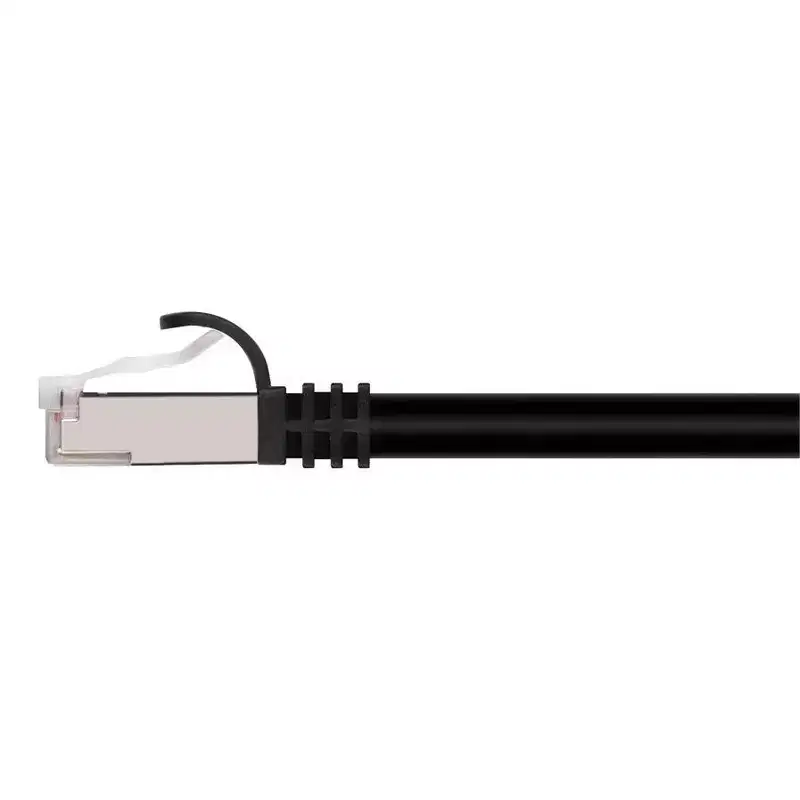 Monoprice Cat7 Ethernet Network Patch Cable - 25 feet - Black | 26AWG, Shielded, (S/FTP) - Entegrade Series