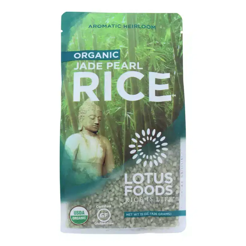 Lotus Foods Organic Jade Pearl Rice - Case of 6/15 oz