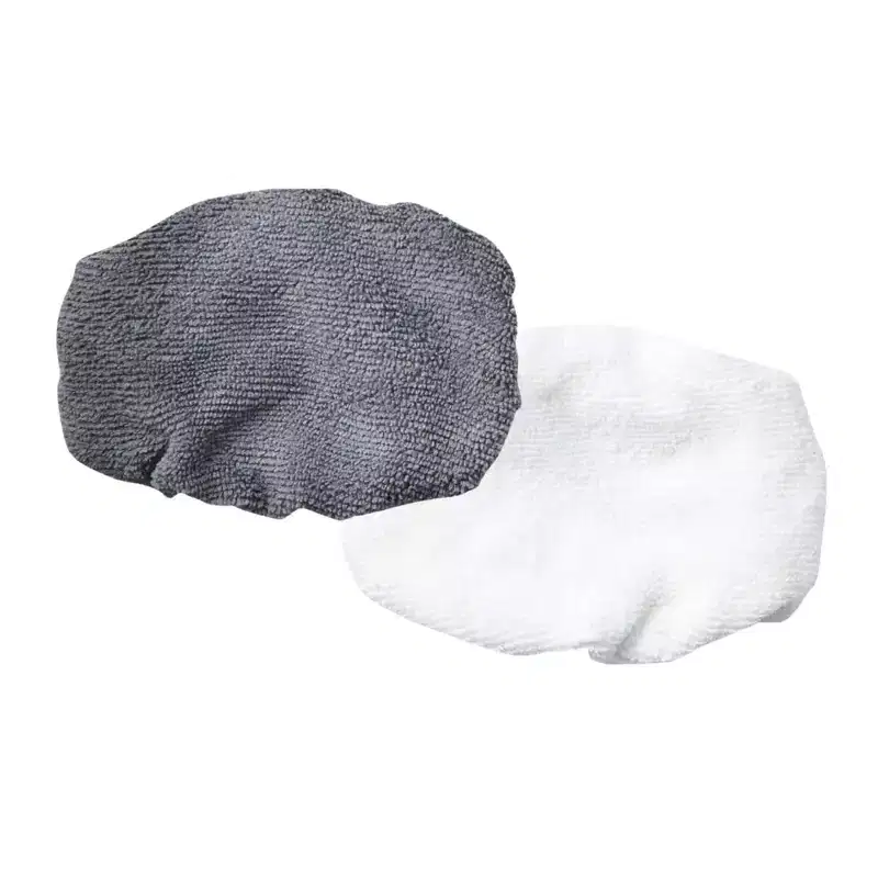 SALAV CS-100 Clean Steam Accessory 2pc Microfiber Pads: Portable Floor & Upholstery Cleaner, Gray, 1-Year Warranty