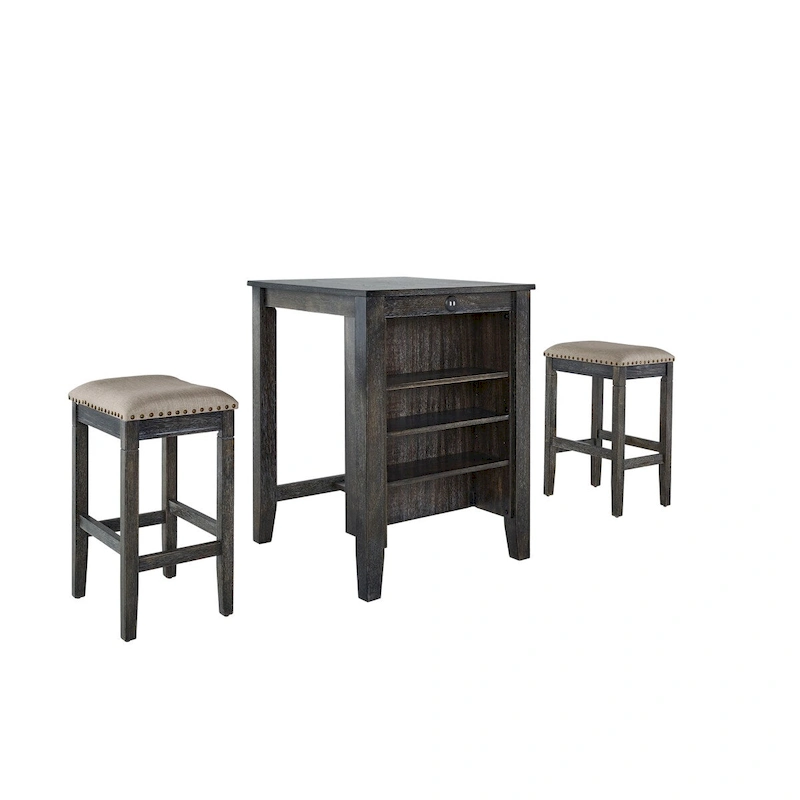 Tapas Counter Table and 2 Stools 3-piece Set