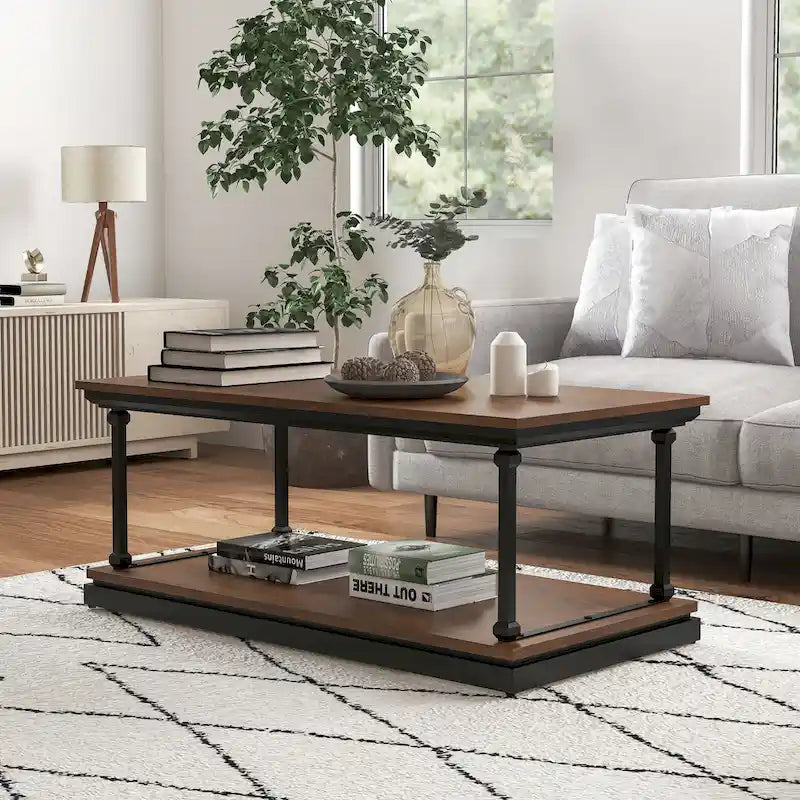 Marcin Transitional 47-inch 1-Shelf Coffee Table by Furniture of America
