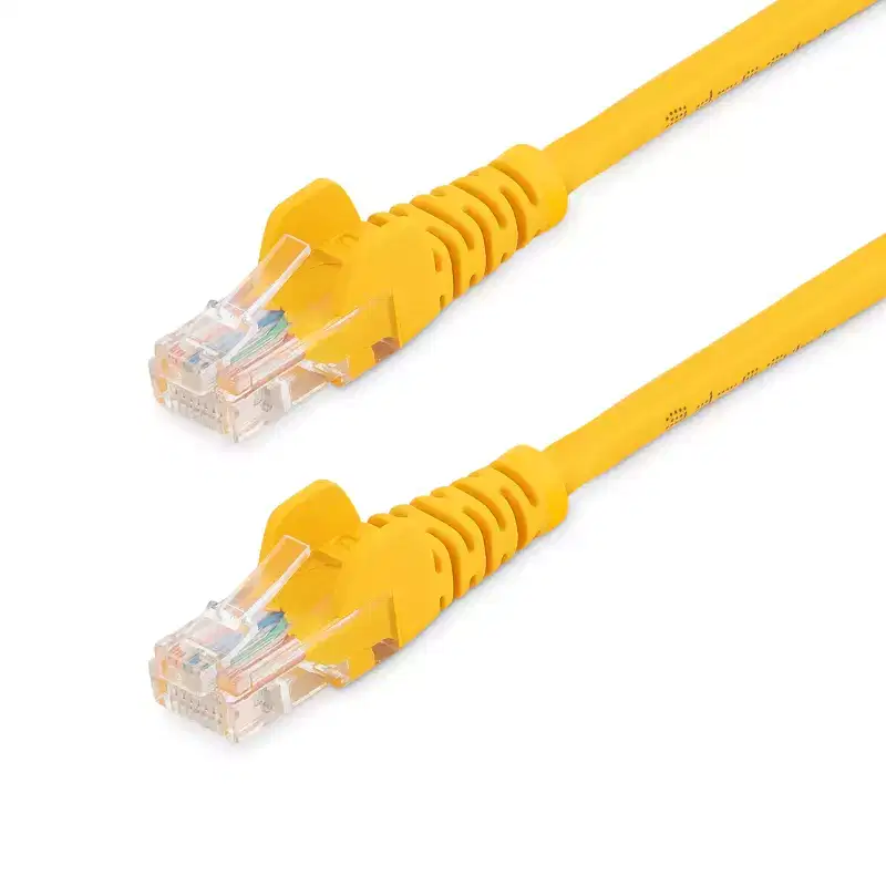 StarTech 25 Ft Yellow Snagless Cat5e UTP Patch Cable - 45PATCH25YL