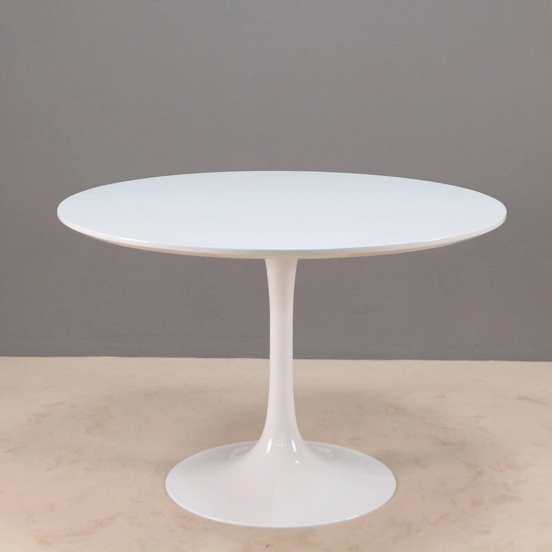 Kelty White Round Pedestal Dining Table