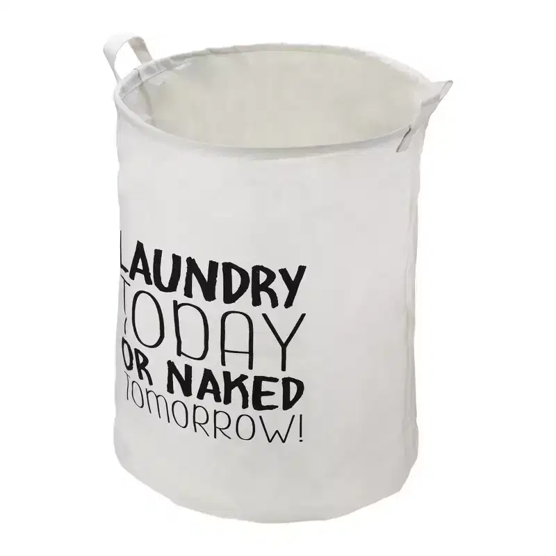 Unique Bargains 3661 Cubic-in Foldable Cylindrical Laundry Basket Black 1 Pc Today