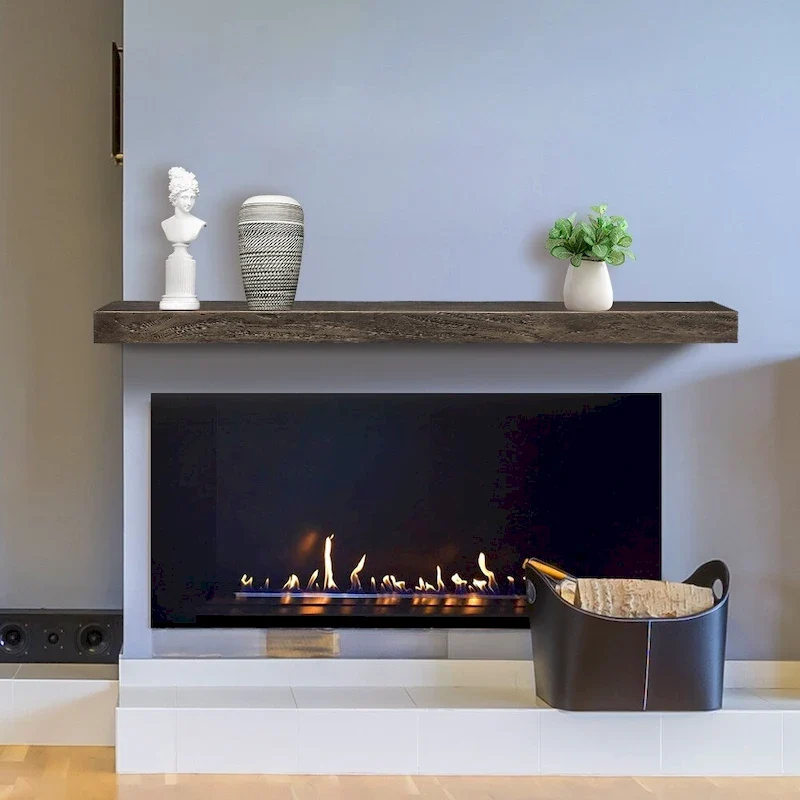 60-Inch Fireplace Mantel Shelf, Wall Mounted Floating Shelf