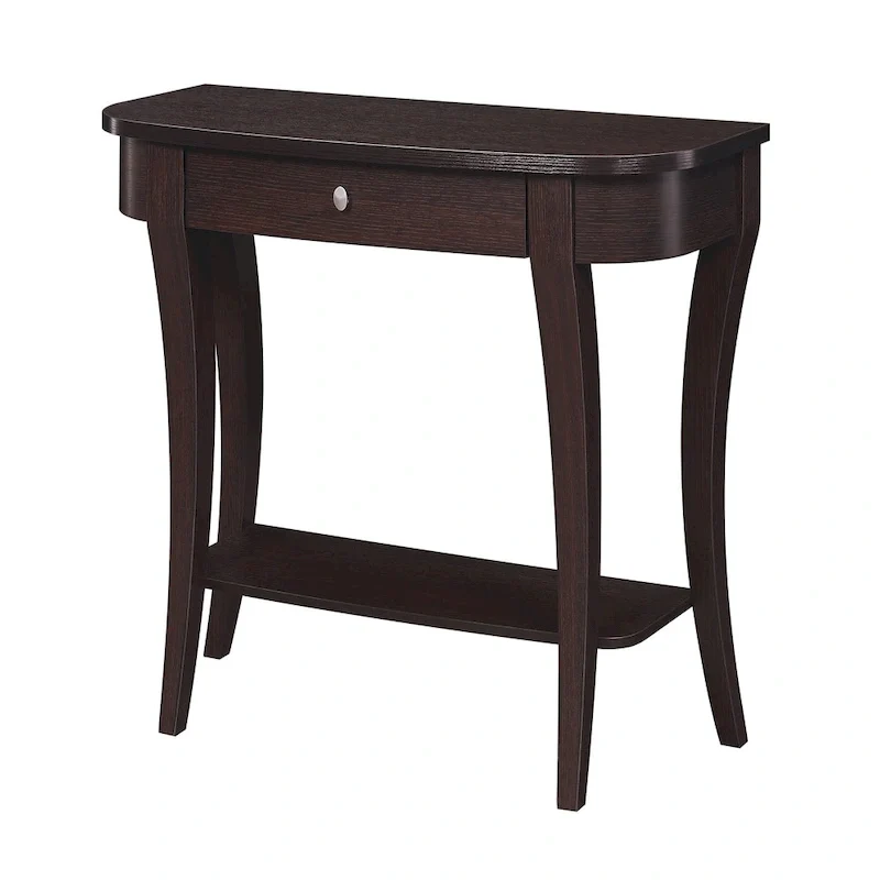 Convenience Concepts Newport 1 Drawer Console Table with Shelf