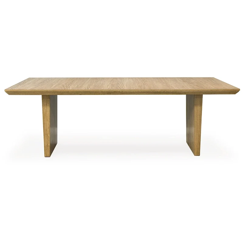 Signature Design by Ashley Sherbana Light Brown Rectangular Dining Extension Table - 40 W x 90 D x 30 H