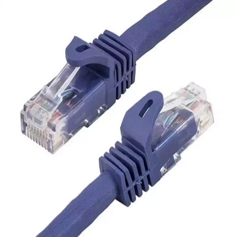 SANOXY Cables and Adapters; 100ft Cat6a 600 MHz UTP Snagless Ethernet Network Patch Cable, Purple