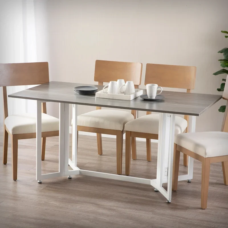 Driness Grey Drop Leaf Table