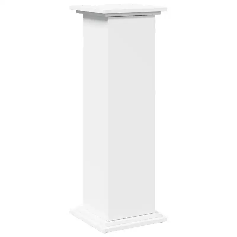 vidaXL Display Stand White Engineered Wood Medium Display Stand Square