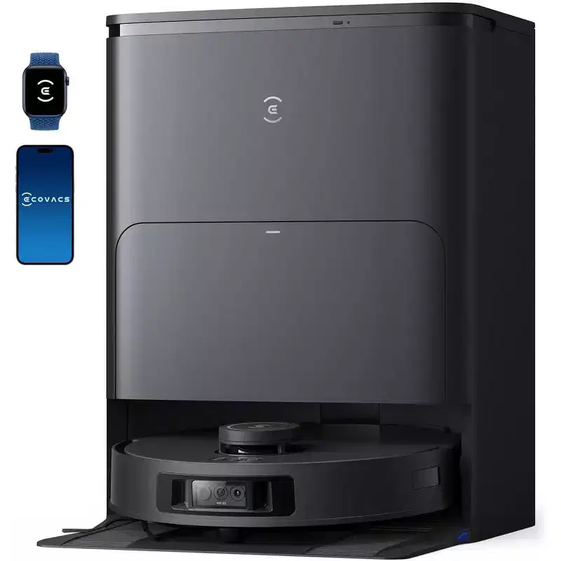 ECOVACS DEEBOT T30S PRO Robot Vacuum and Mop, 11000Pa, AI Instant Re-mop, AI Obstacle Avoidance, All-in-One Station Self-Emptying & Refilling