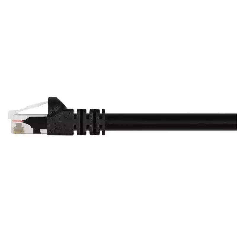 Monoprice Cat5e Ethernet Patch Cable - 75 Feet - Black | Network Internet Cord - RJ45, Stranded, 350Mhz, UTP, Pure Bare Copper Wire, 24AWG