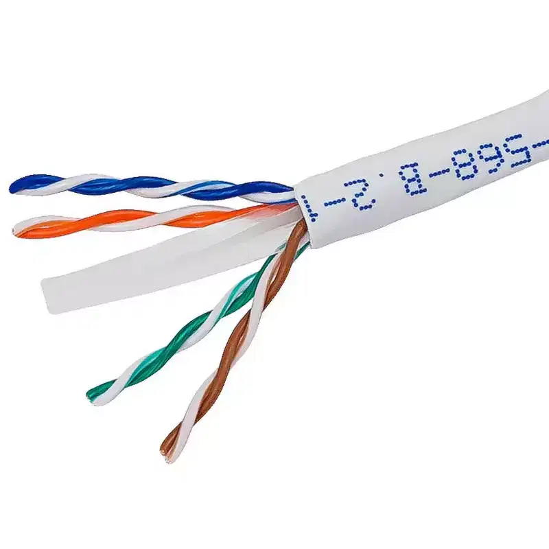 Monoprice Cat6 Ethernet Bulk Cable - Network Internet Cord - Solid, 500Mhz, UTP, CMR, Riser Rated, Pure Bare Copper Wire, 23AWG, 1000ft, White