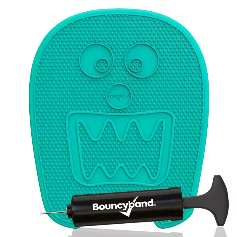 Bouncyband Wiggle Seat Sensory Cushion, Mint Monster