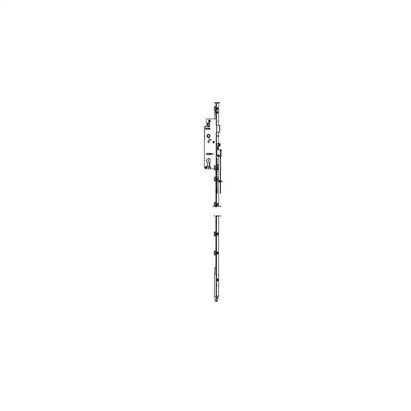 Brixwell 850-2406514 Active Shootbolt Lock extension 2-3/8 Backset 1in throw 36in Handle Height .79 Shootbolt 5/8in Faceplate