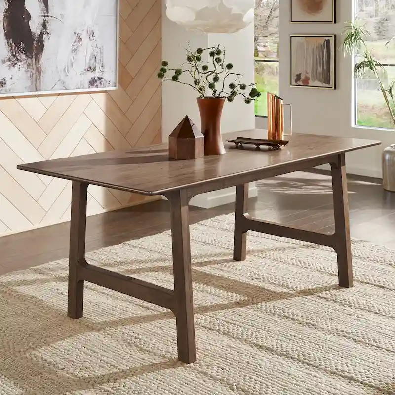 Pitea Scandinavian Wood Finish 71  Dining Table by iNSPIRE Q Modern