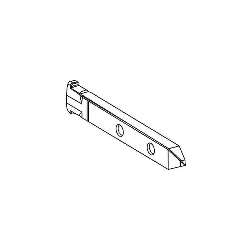 Brixwell Quick Tilt Pivot Bar, 2-1/2 Length, 2 Mounting Holes, Constant Force Balance, Steel Material, Steel Finish